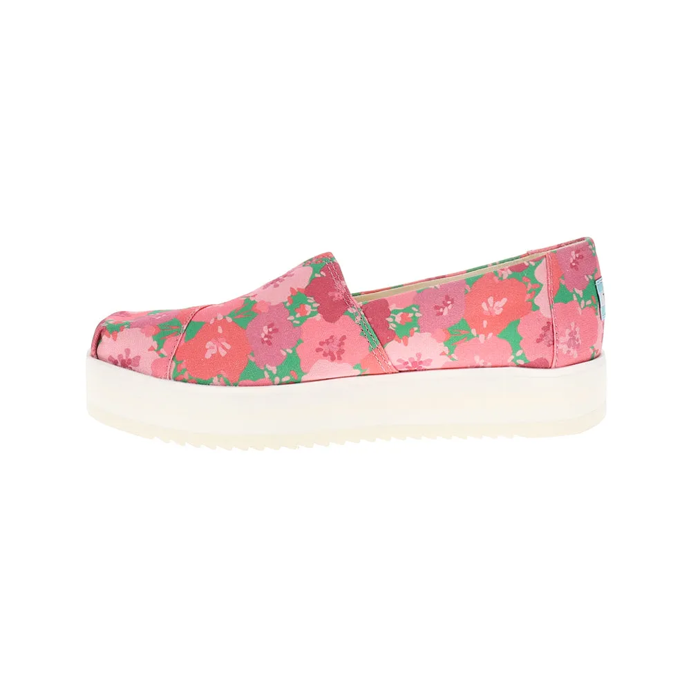 Alpargata Midform Espadrille Floral Slip On Flats