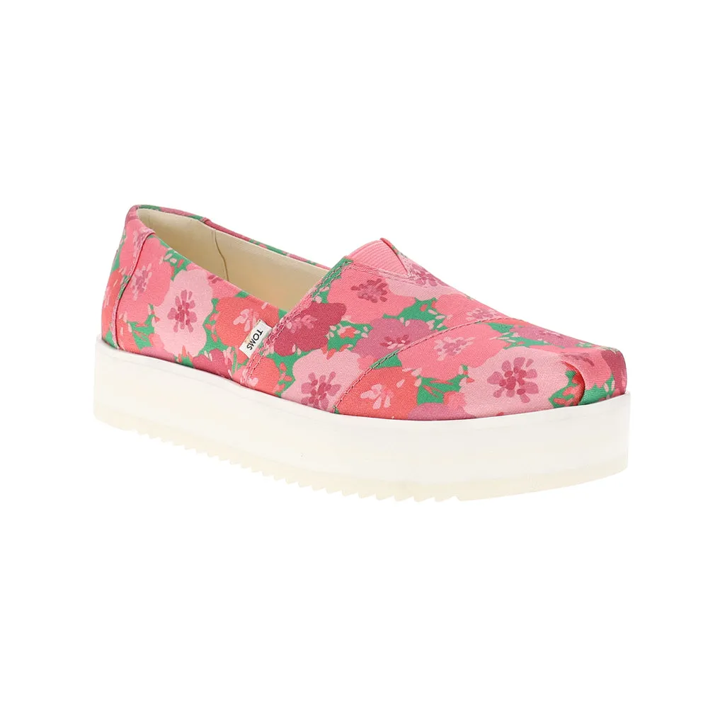 Alpargata Midform Espadrille Floral Slip On Flats