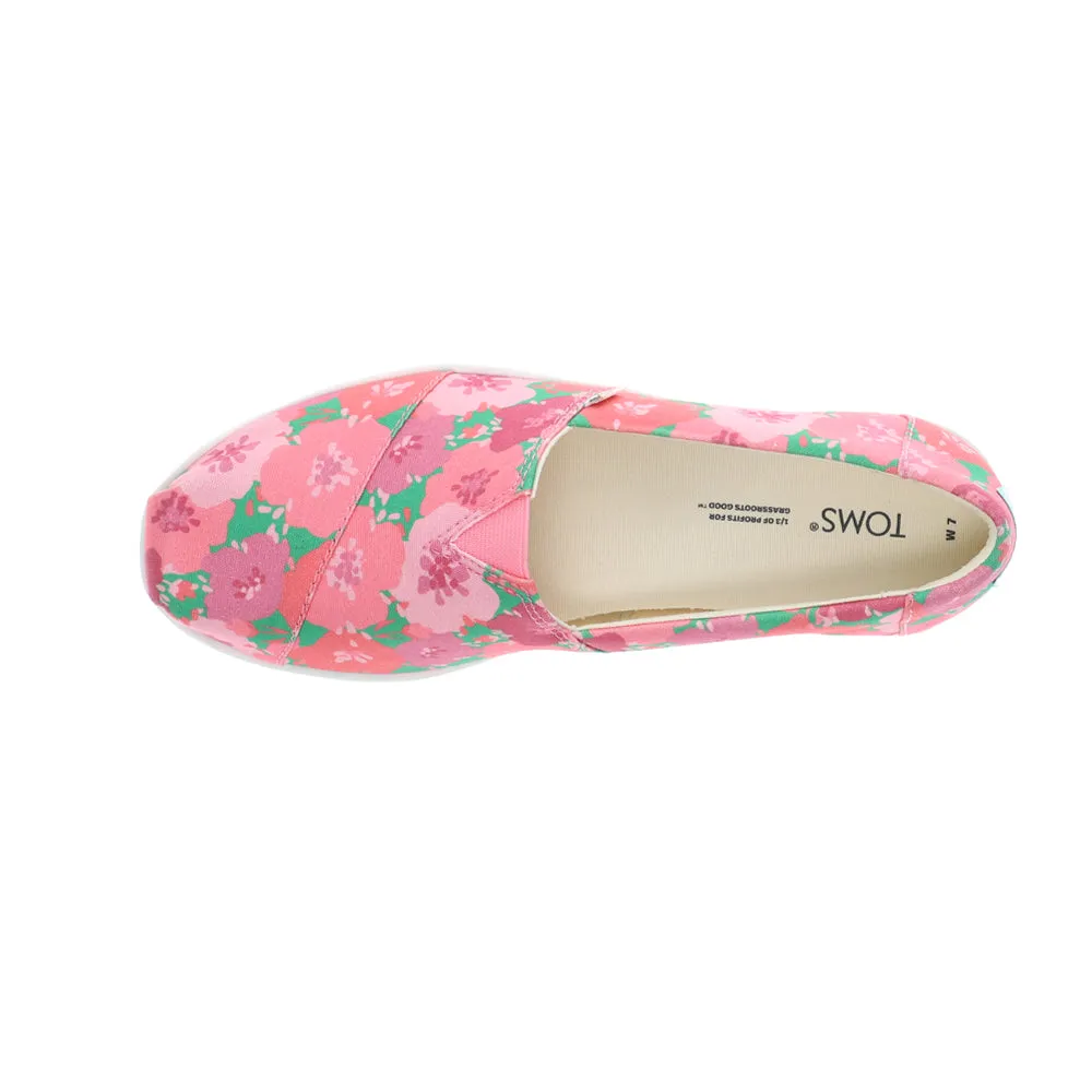 Alpargata Midform Espadrille Floral Slip On Flats