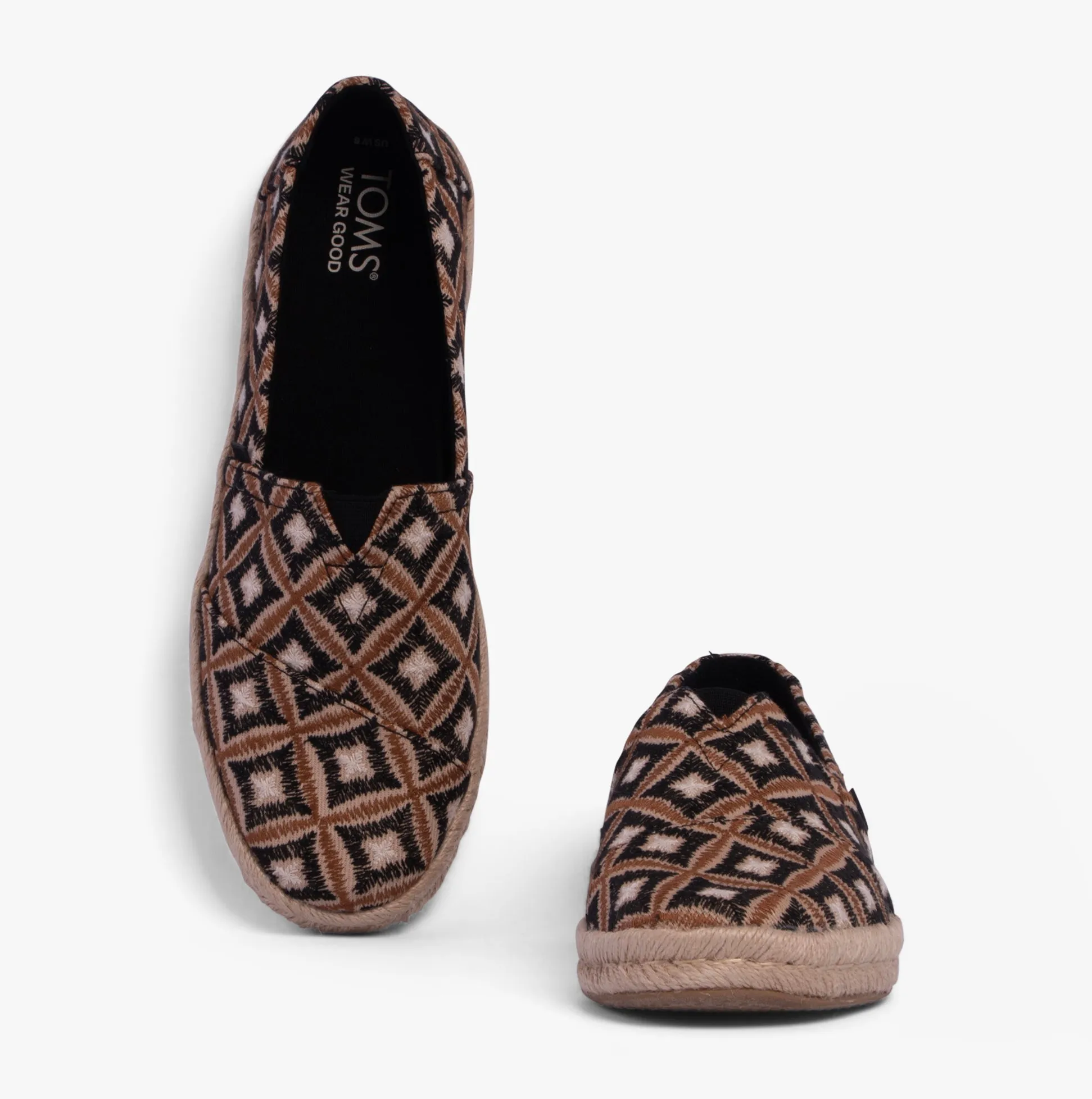 ALPARGATA ROPE 2.0 Womens Espadrilles Geo Black