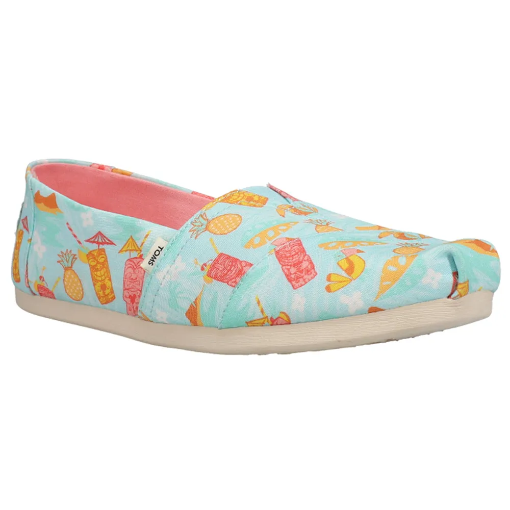 Alpargata Tropical Graphic Slip On Flats