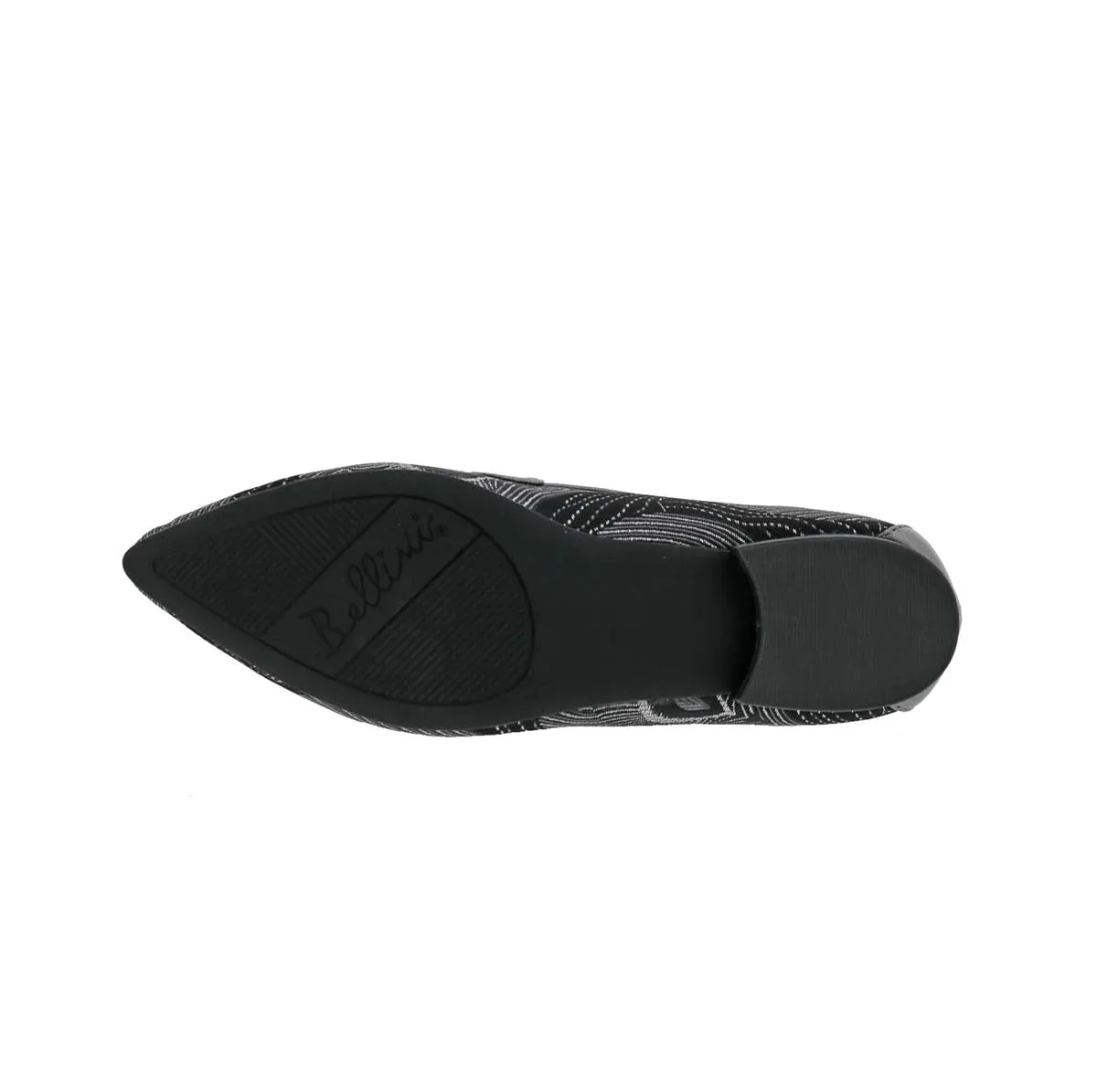 Bellini Felix Women Flats Slip-on Shoes In Black Silver Combo