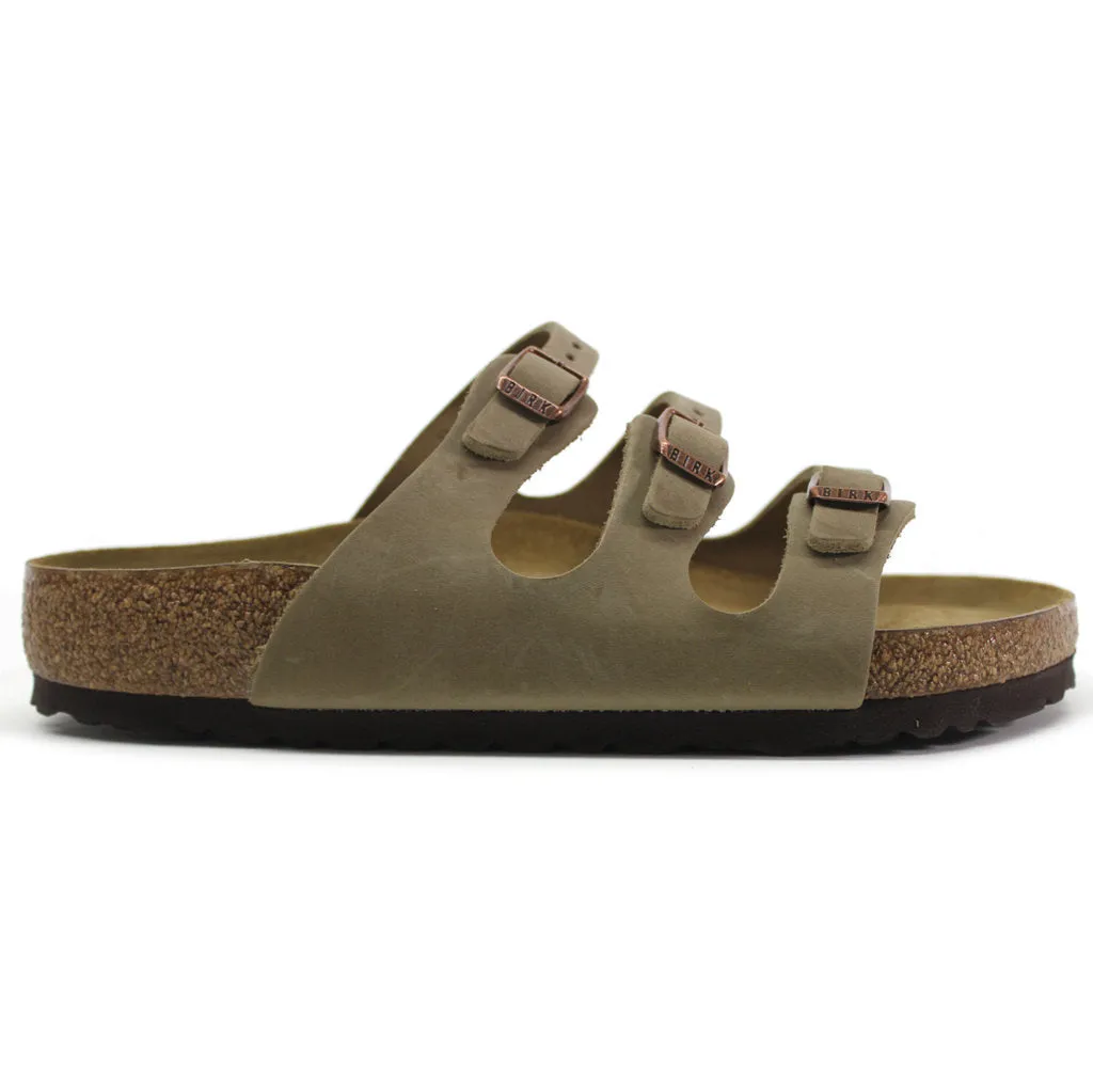 Birkenstock Florida Soft Footbed Oiled Leather Unisex Slide Sandals