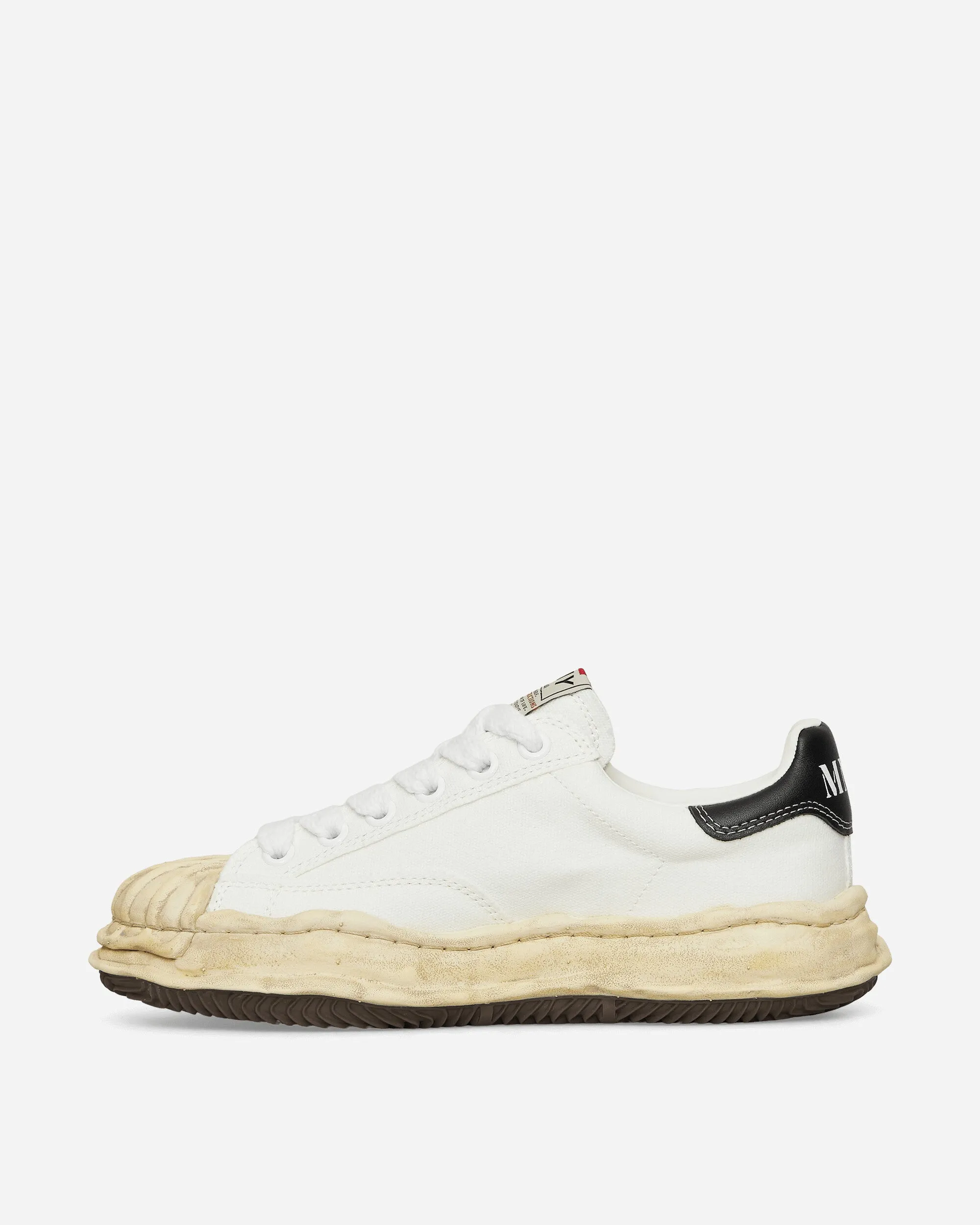 Blakey OG Dyed Sole Canvas Low Sneakers White