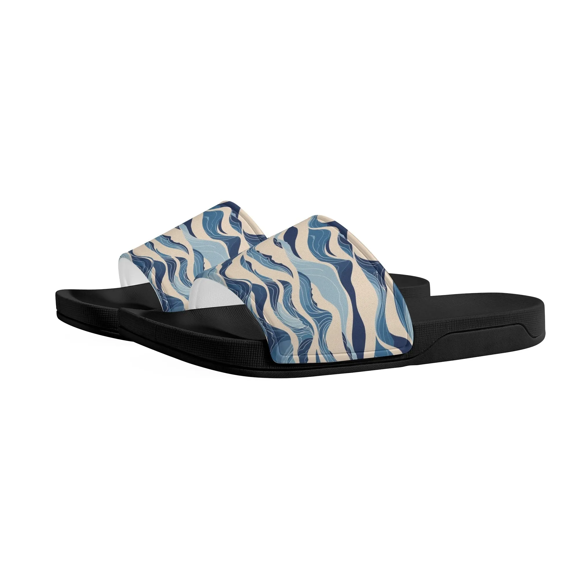 Blue Waves Mens Slide Sandals