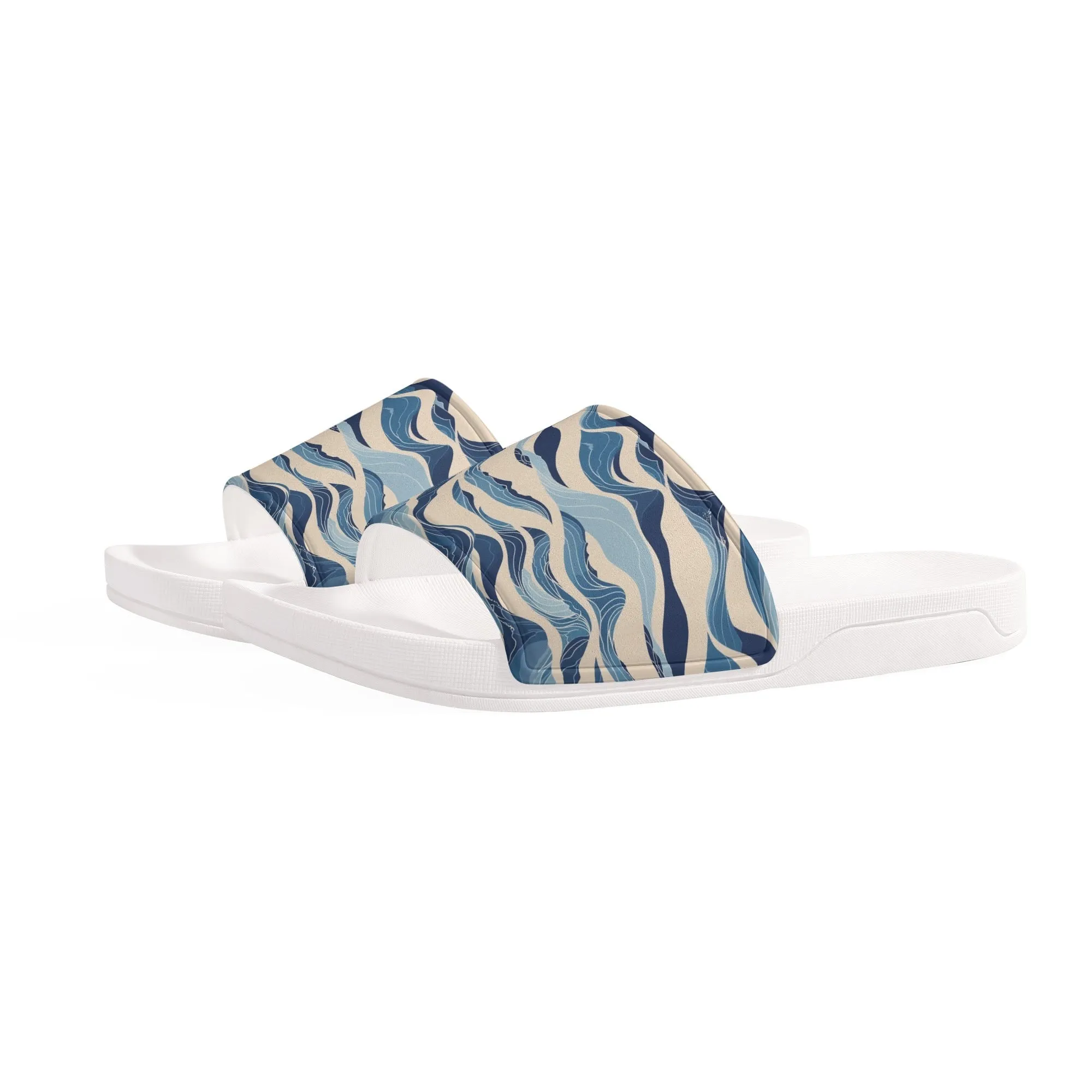 Blue Waves Mens Slide Sandals