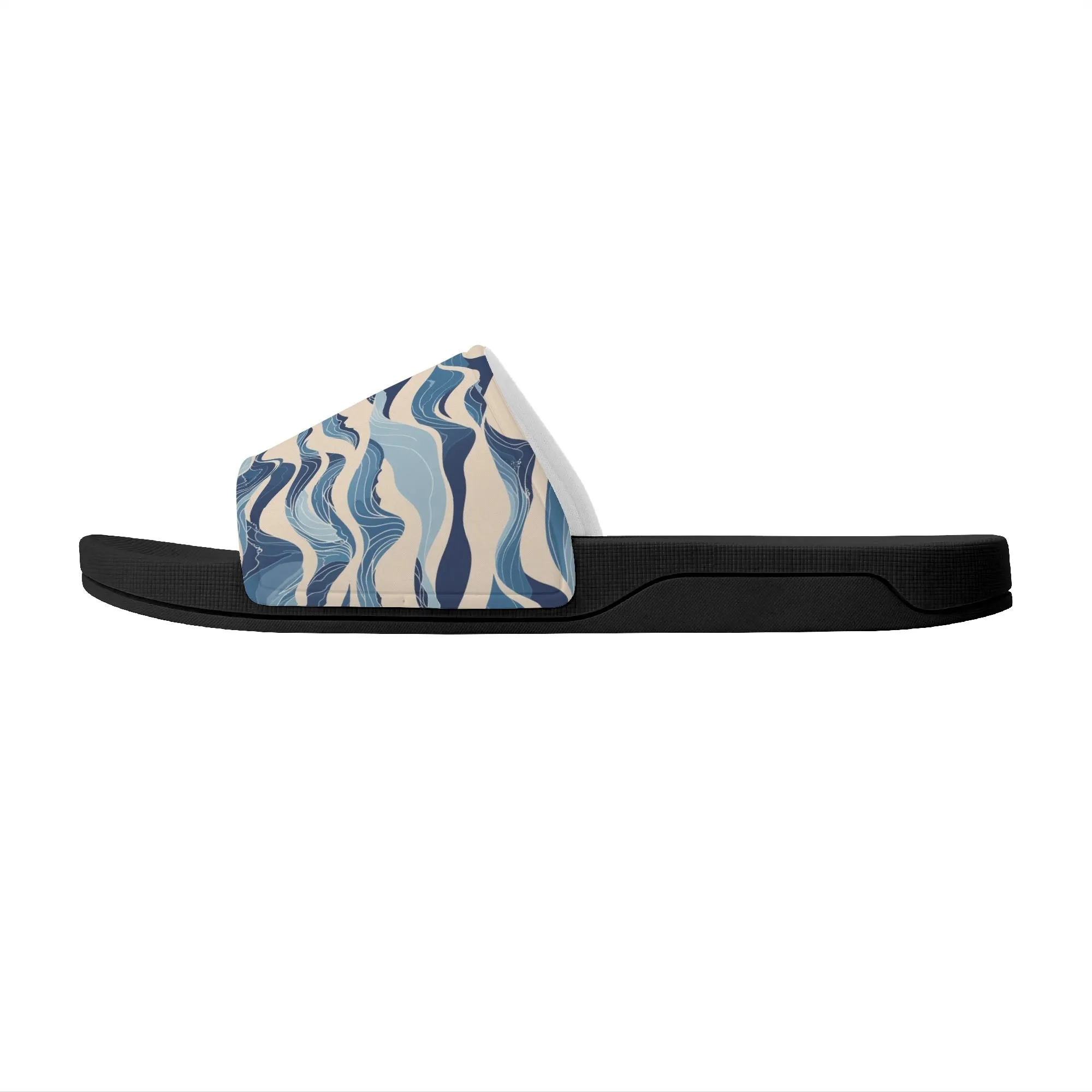 Blue Waves Mens Slide Sandals