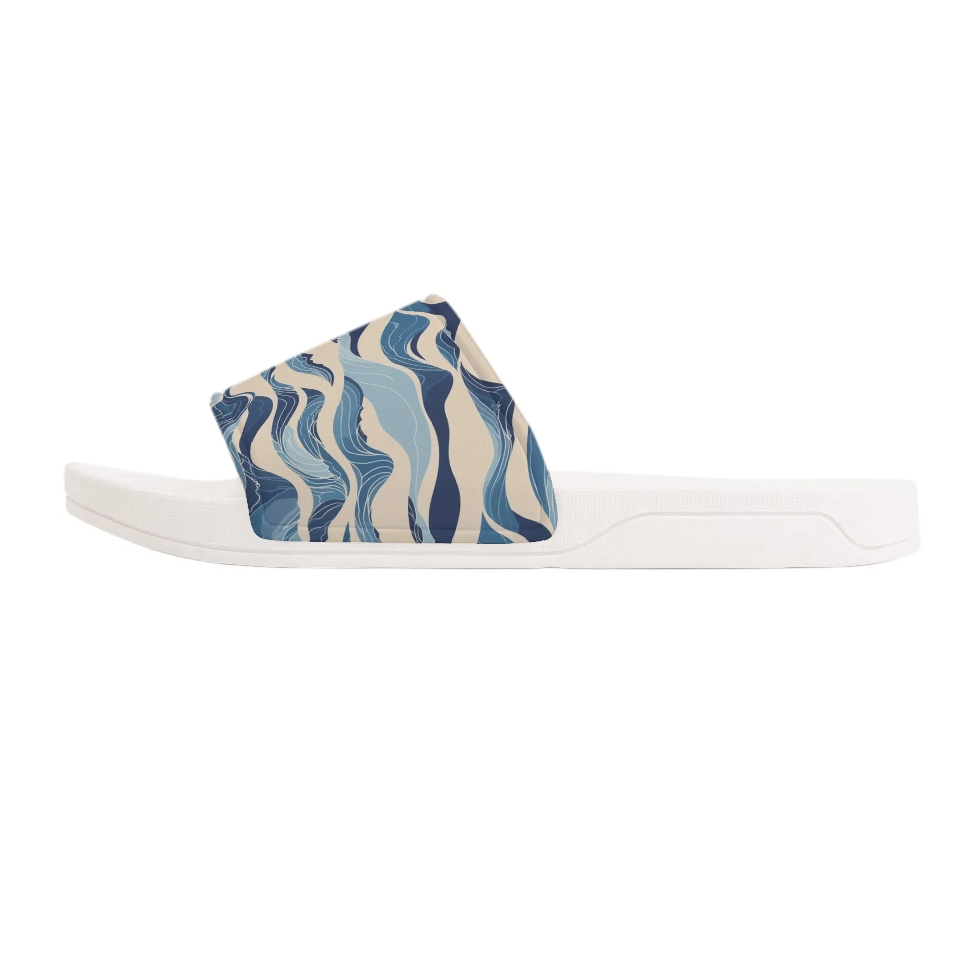 Blue Waves Mens Slide Sandals