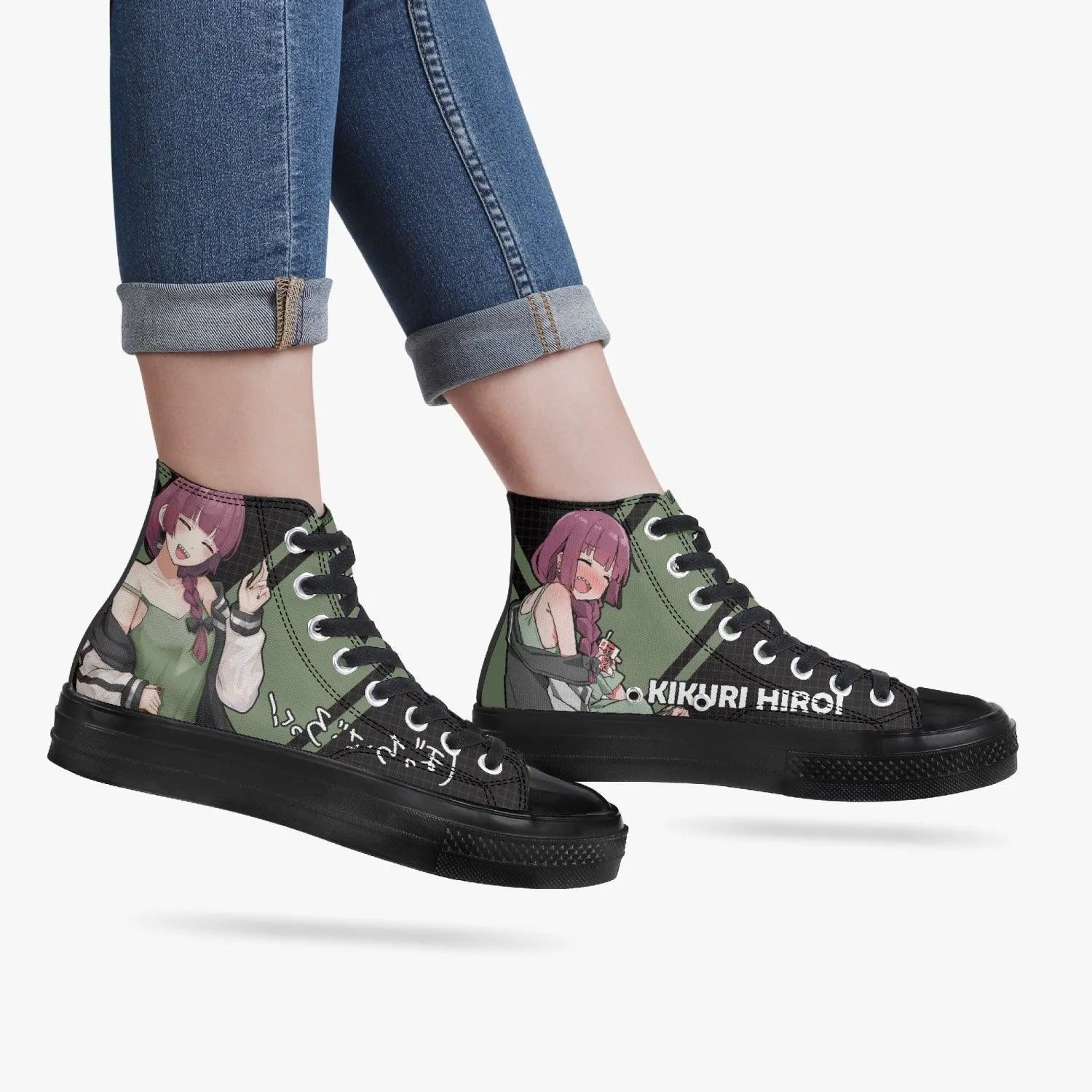 Bocchi The Rock Kikuri Hiroi A-Star High Anime Shoes