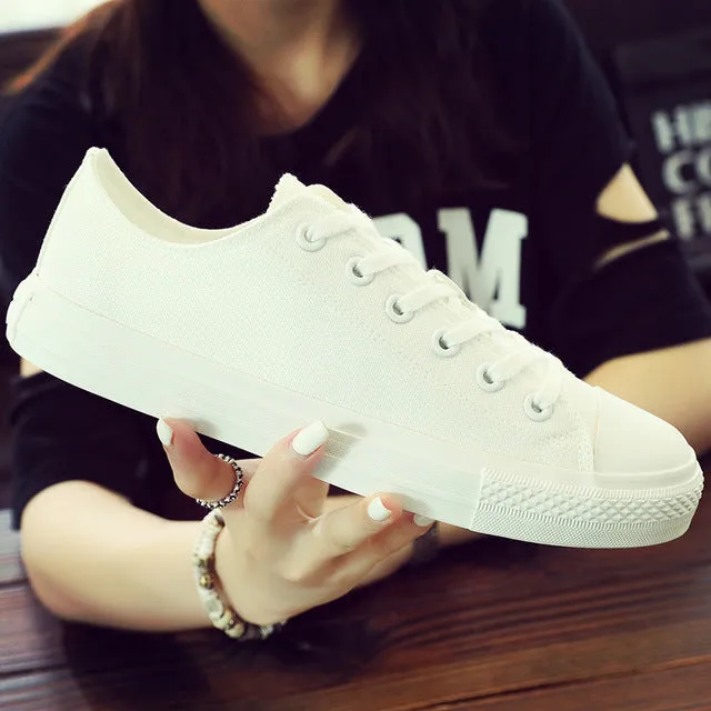 Brand Men Canvas Shoes Classic Sneakers Shoes Casual Yellow Flats