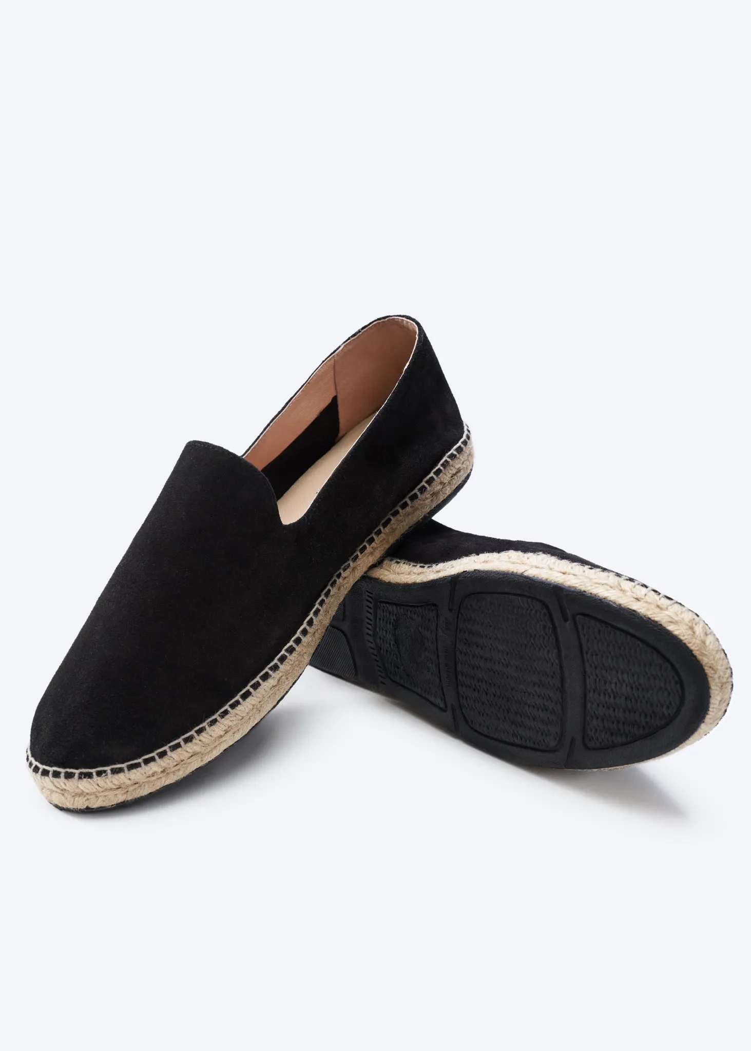 Capsasal Suede Men's Espadrille Flats