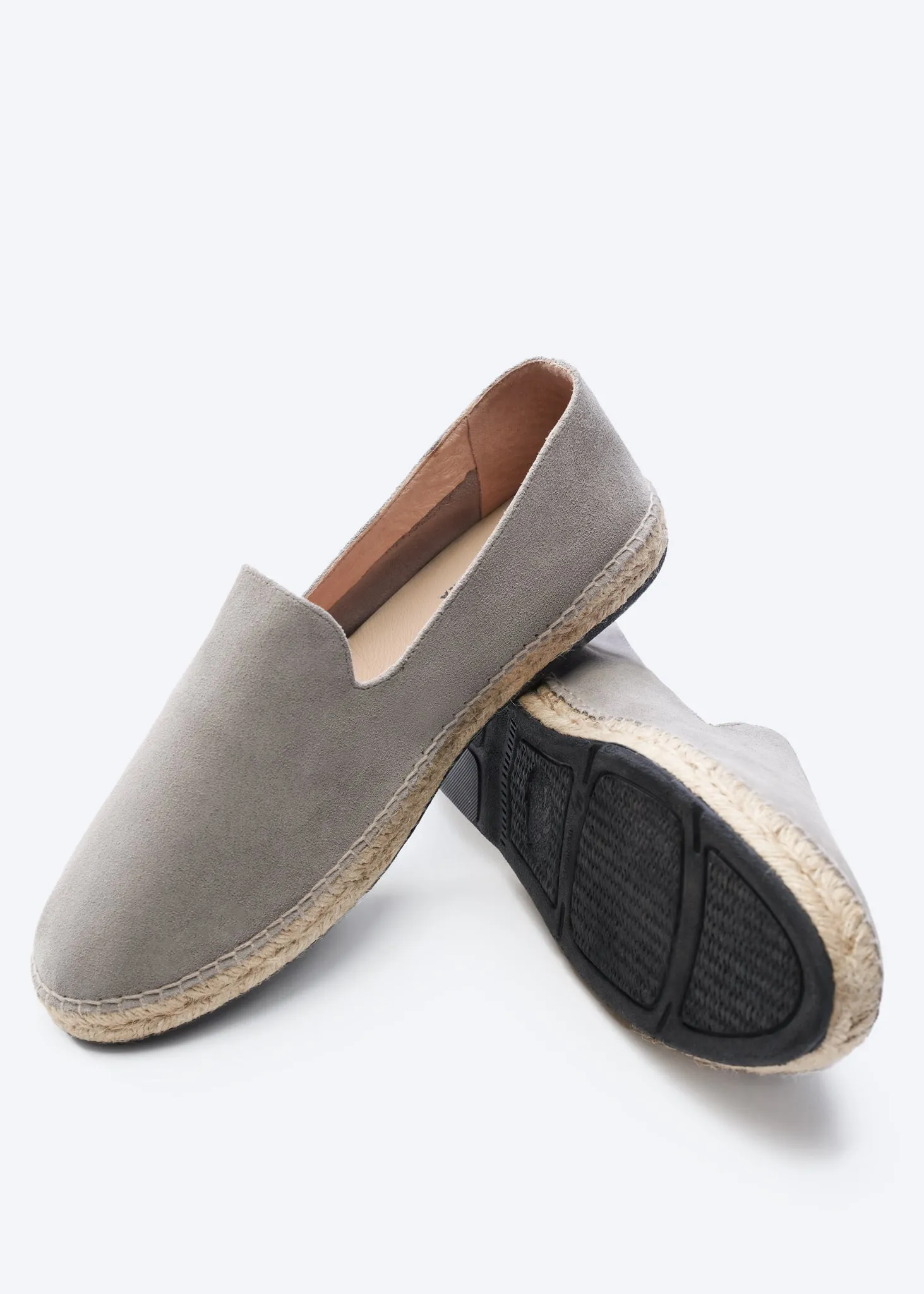 Capsasal Suede Men's Espadrille Flats