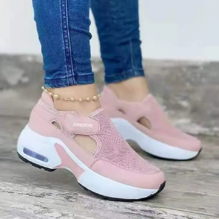 Cilool  Breathable Platform Sneakers