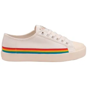 Coaster Rainbow Drop Sneaker (Off White   Multi)