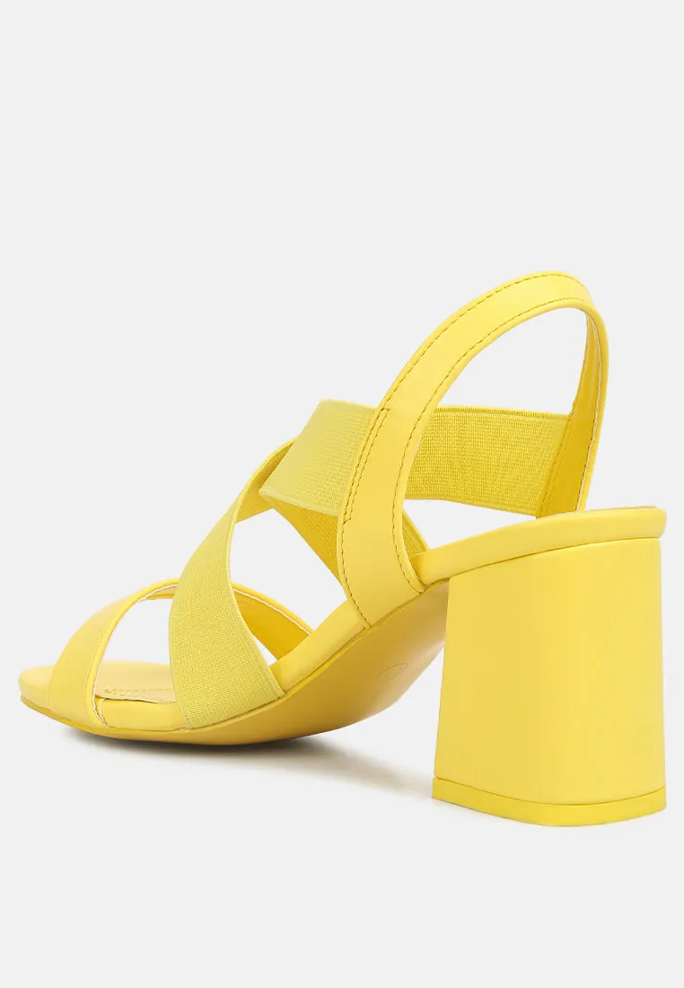 Comfortable Straps Block Heel Sandals