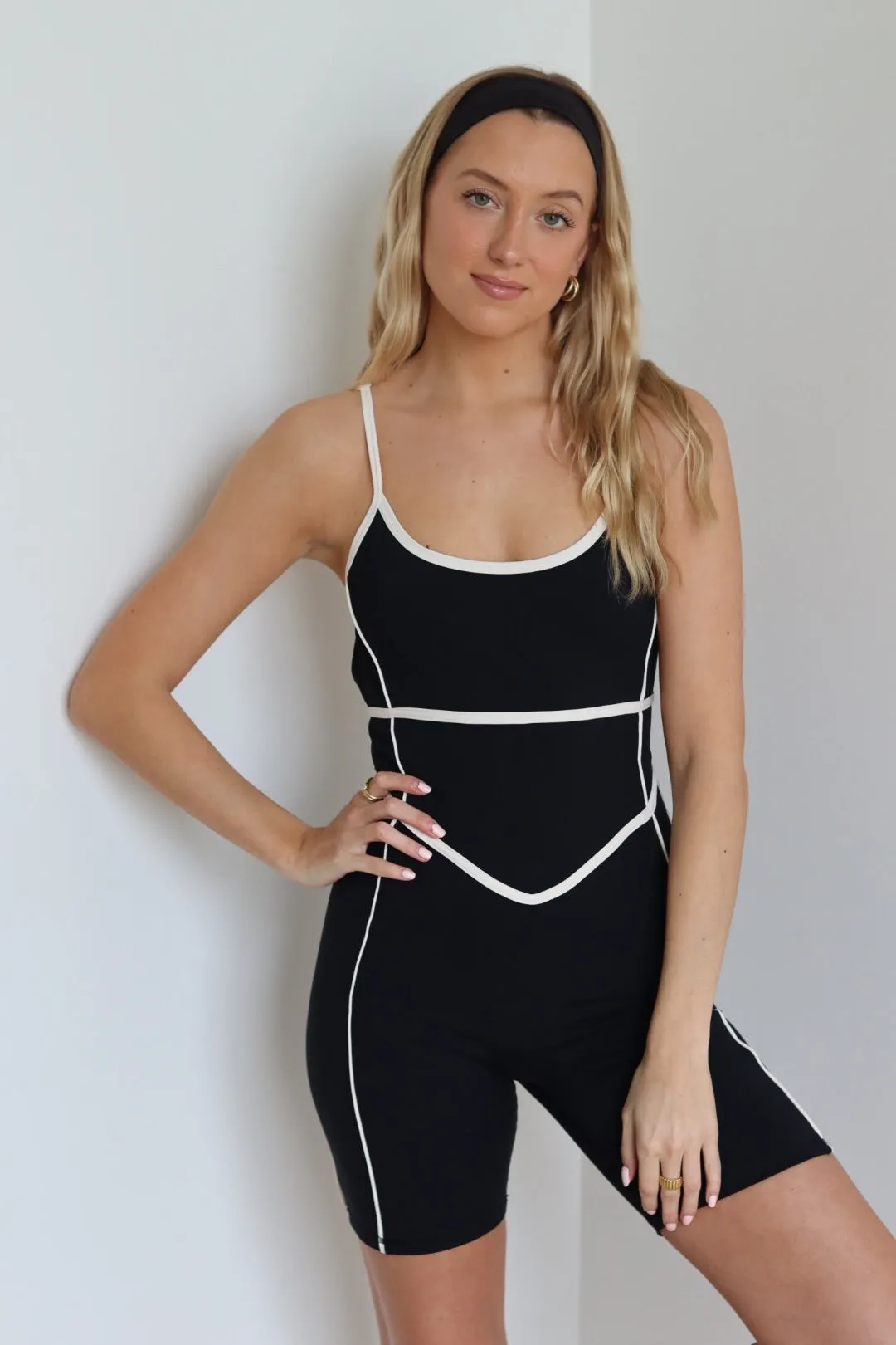 Contour Detailing Romper