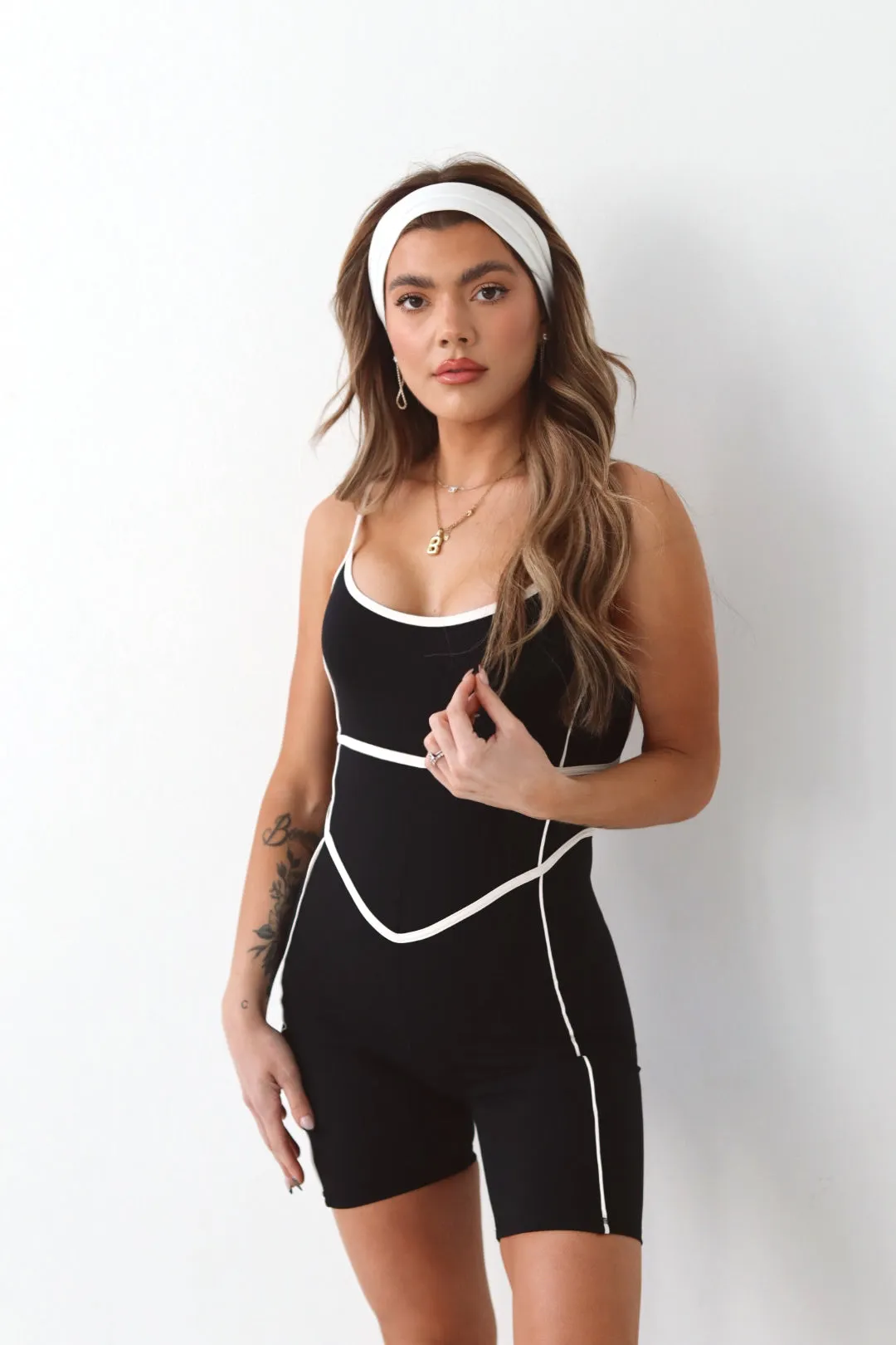 Contour Detailing Romper