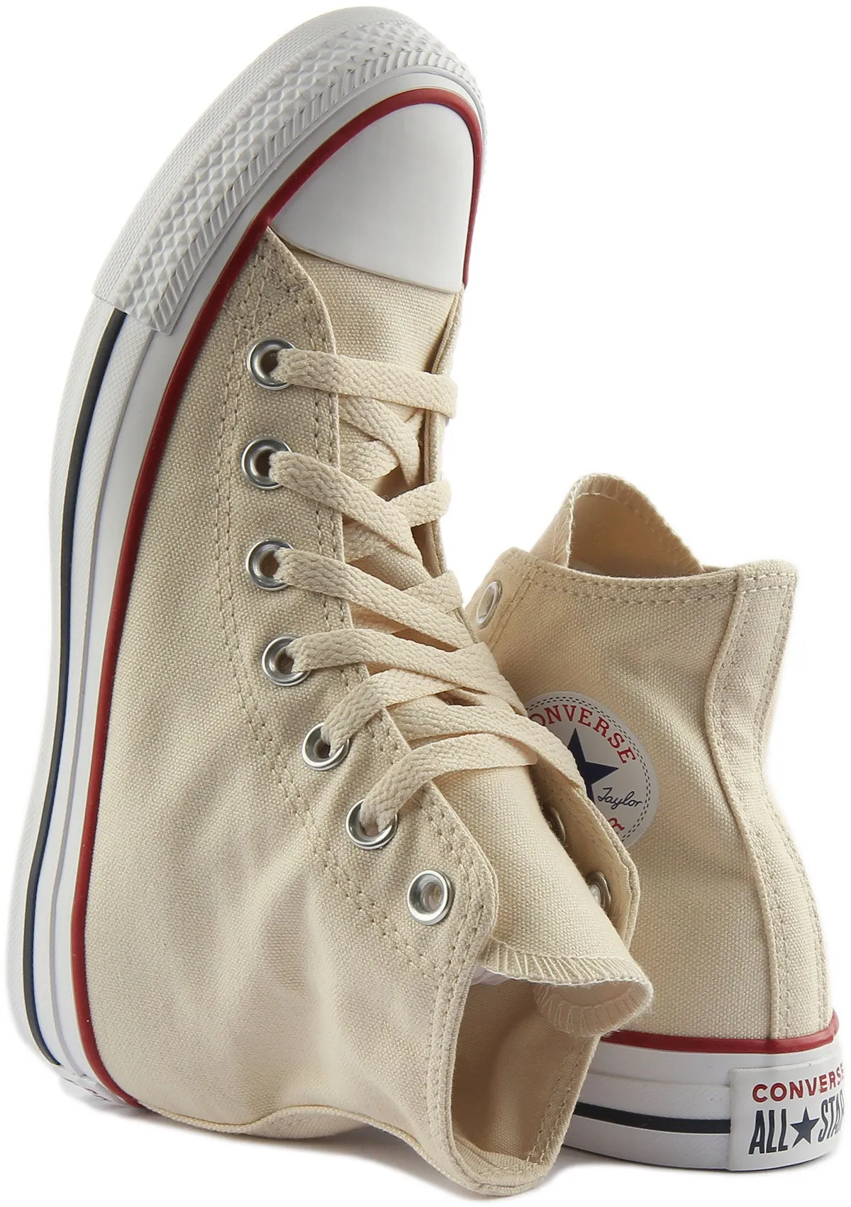 Converse All Star Hi Top 159484 In Cream