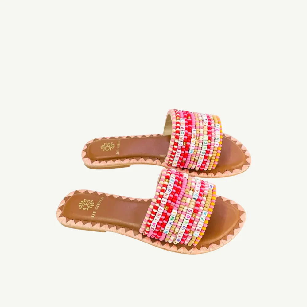 De Siena Resort Beaded Flats