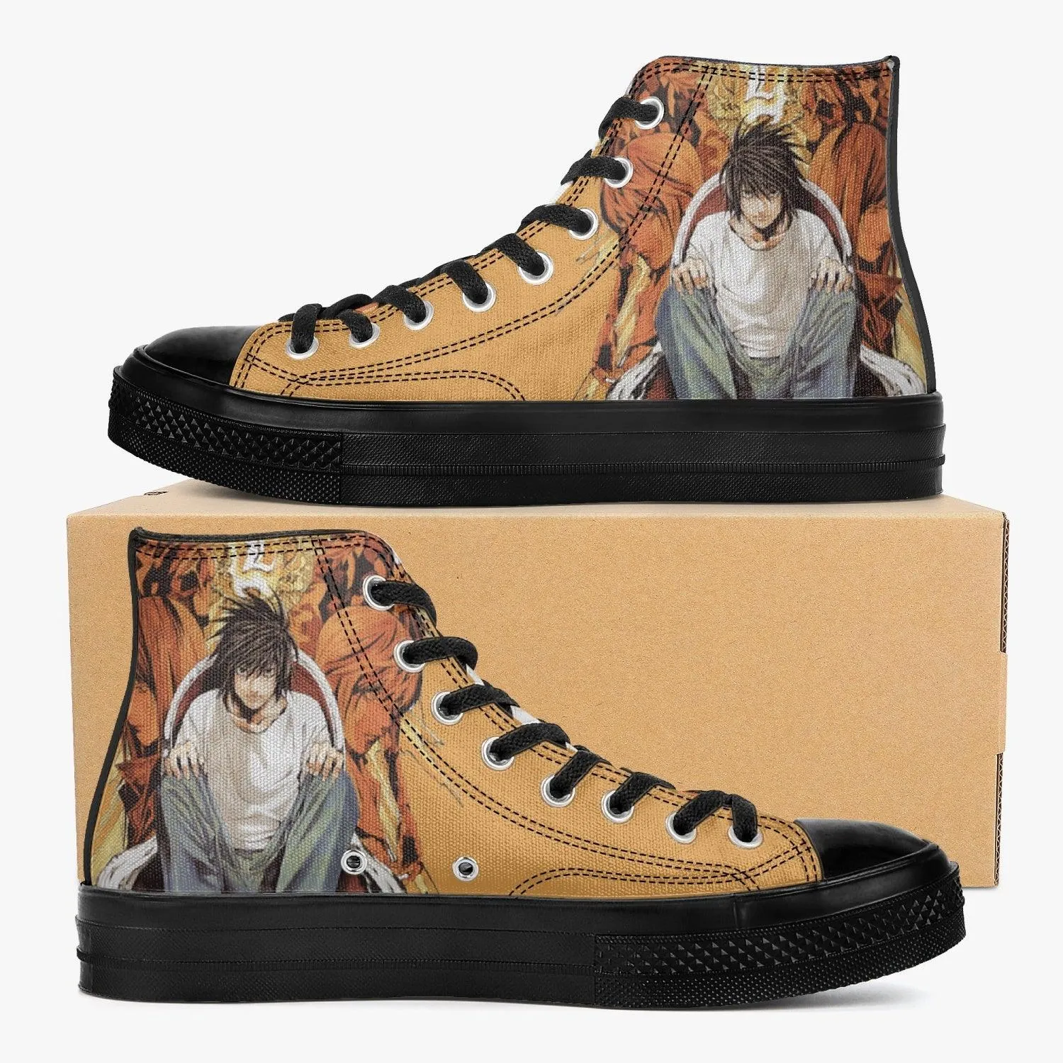 Death Note L Throne A-Star High Anime Shoes