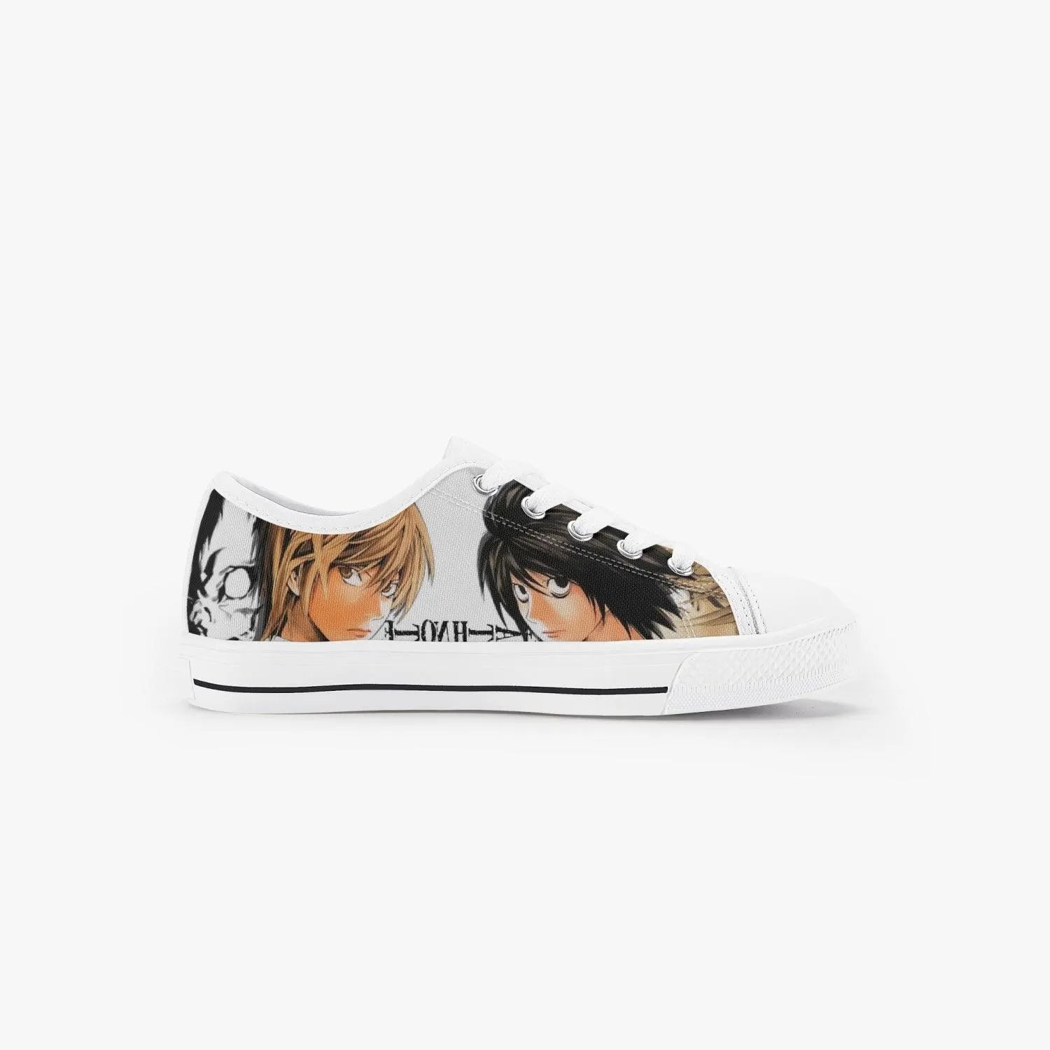 Death Note Light And L Kids A-Star Low Anime Shoes