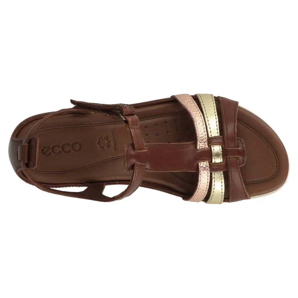 Ecco Flash Leather Women's Ankle Strap Sandals