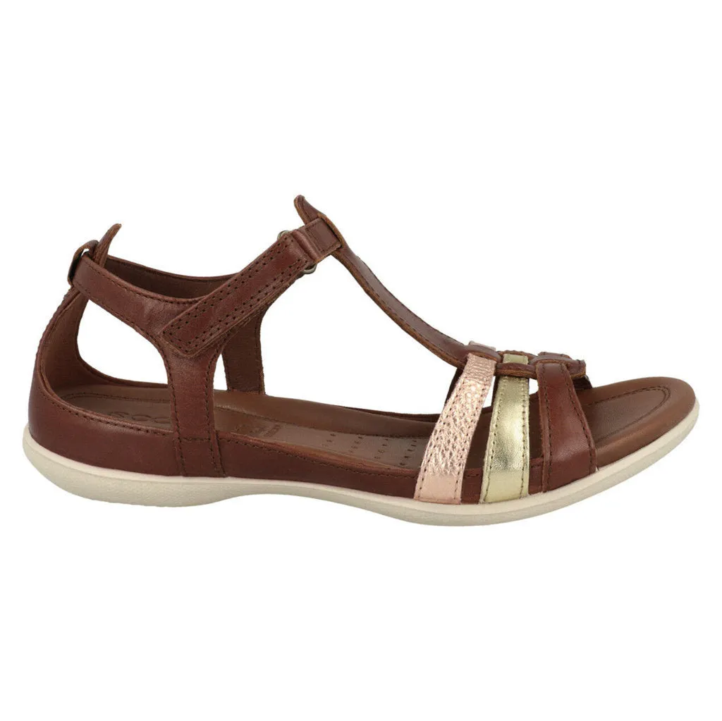 Ecco Flash Leather Women's Ankle Strap Sandals