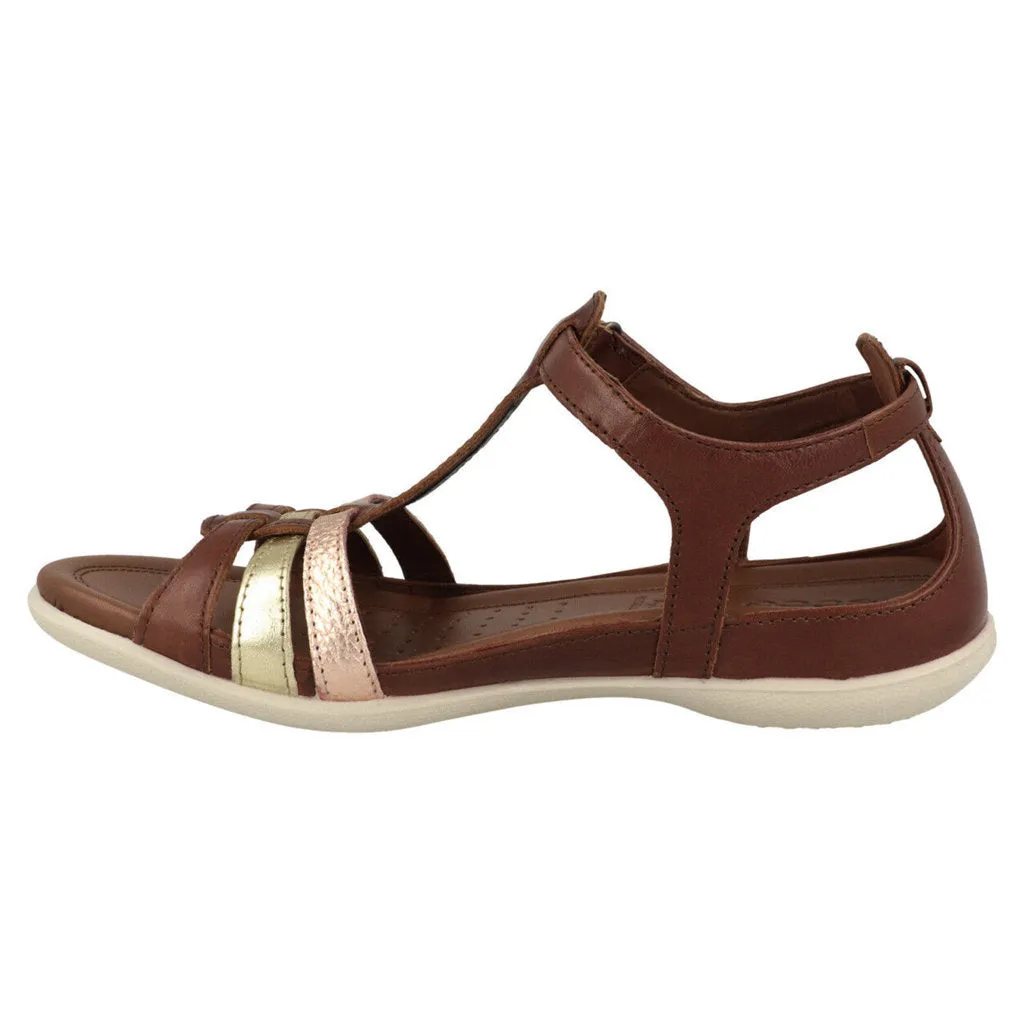 Ecco Flash Leather Women's Ankle Strap Sandals