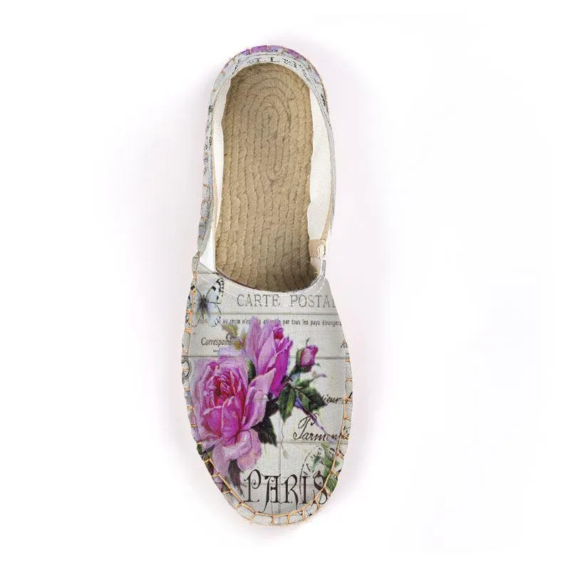 Elegant Handcrafted Jute Espadrilles - Timeless Parisian Style for Every Occasion