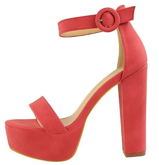 Elegant Open Toe High Heel Platform Sandals for Parties