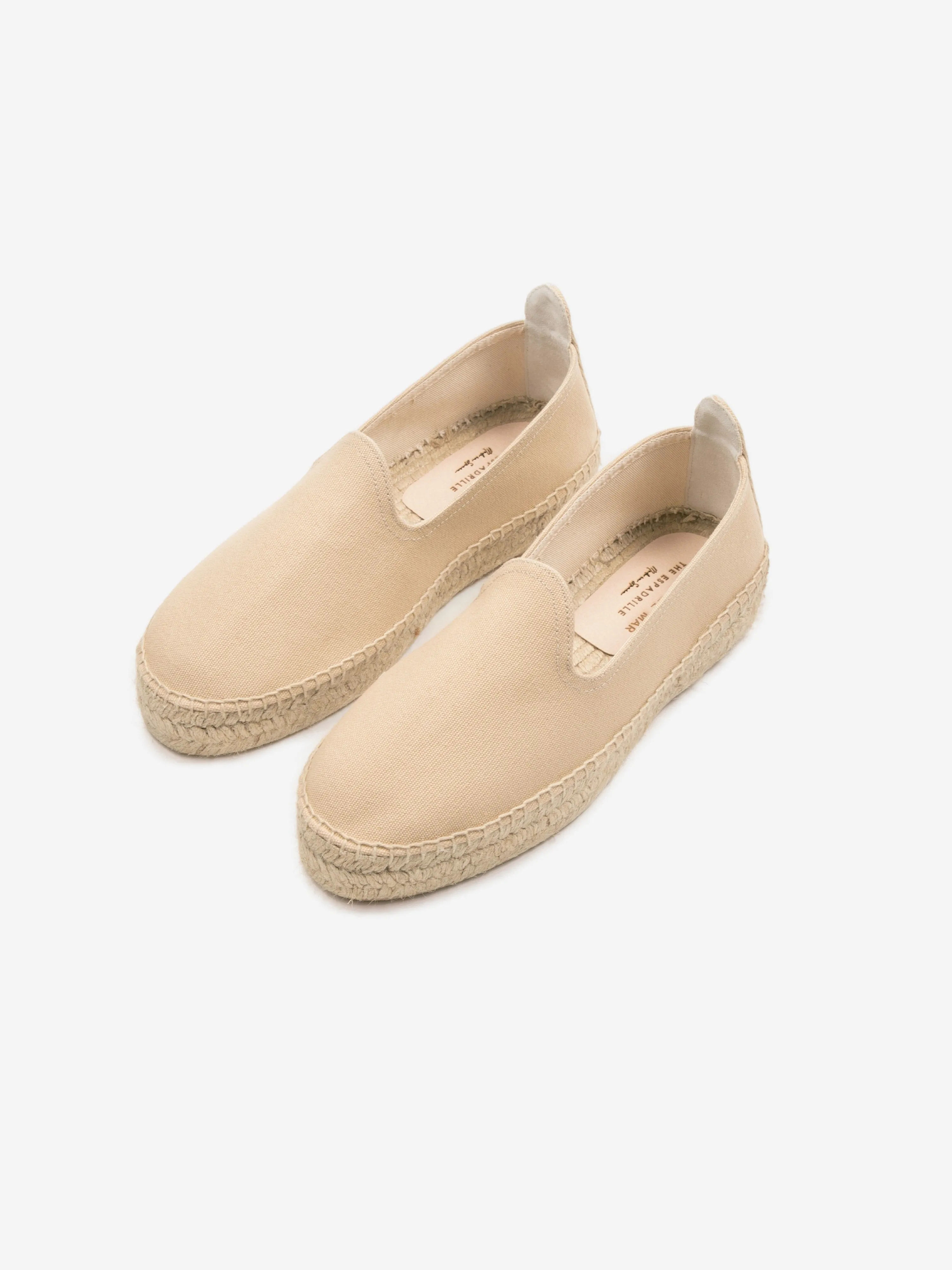 Espadrilles Beige Canvas