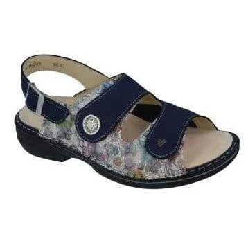 Finn Comfort Women's Isera Sandals- Multi/ Atlantic