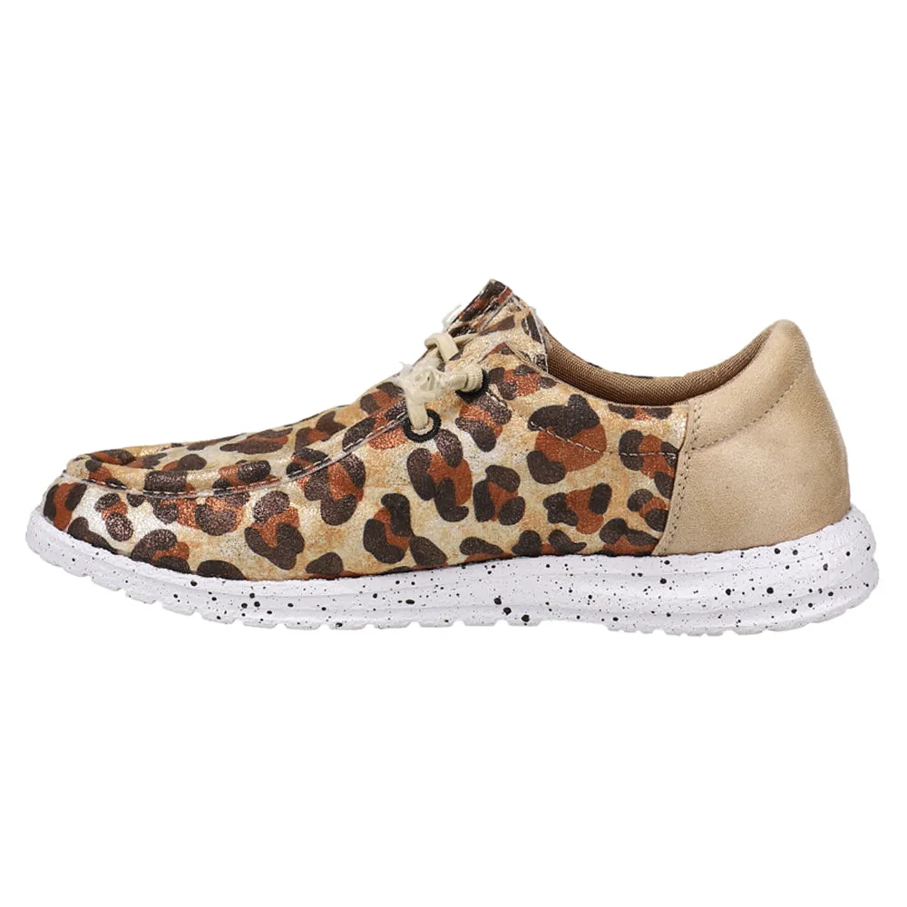 Hang Loose Leopard Slip On Casual Flats