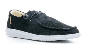 Hey Girl Black Corduroy Kayak Shoes