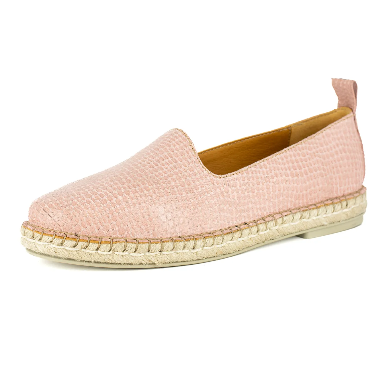 Indzima : Ladies Leather Espadrille Shoe in Foster Coco Lux