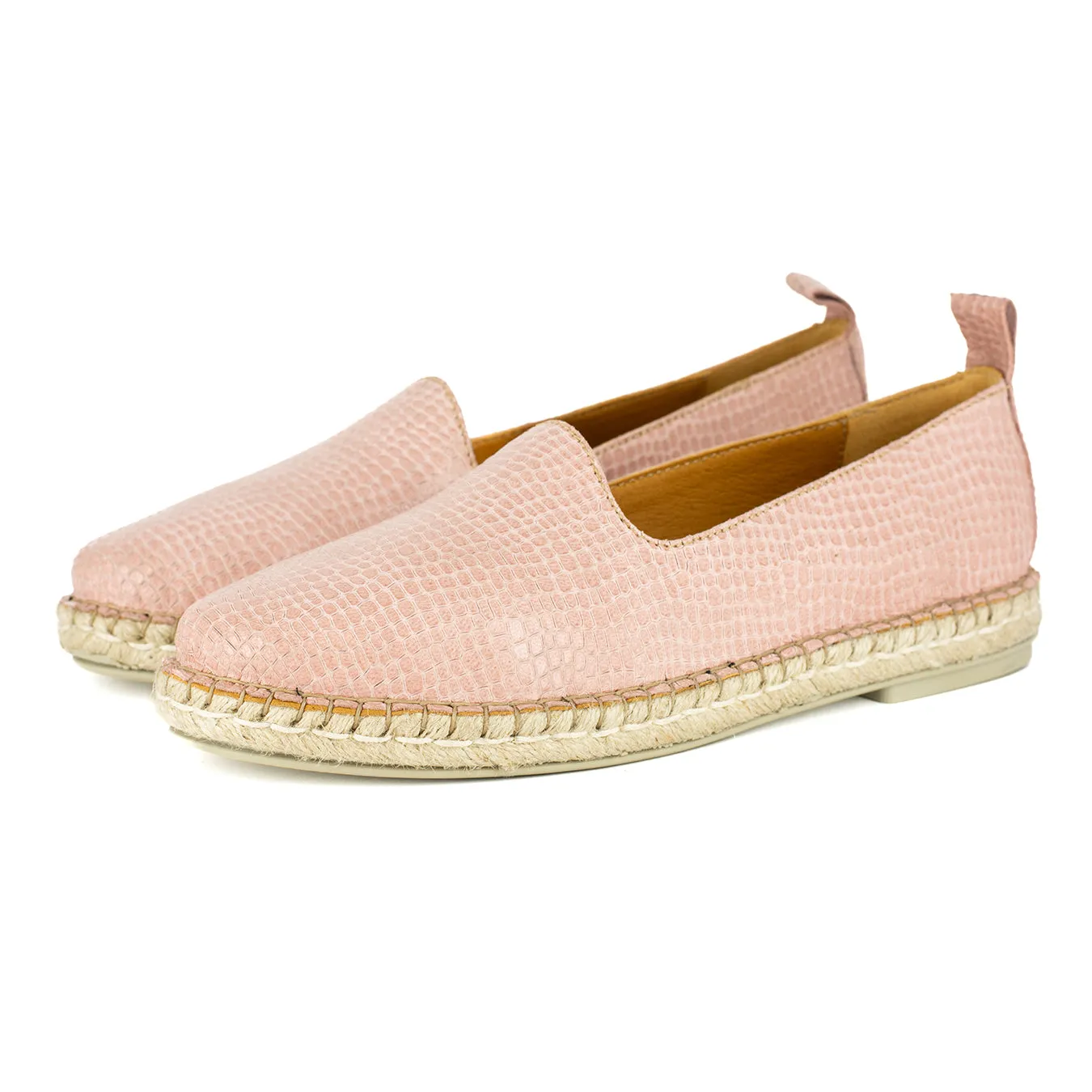 Indzima : Ladies Leather Espadrille Shoe in Foster Coco Lux