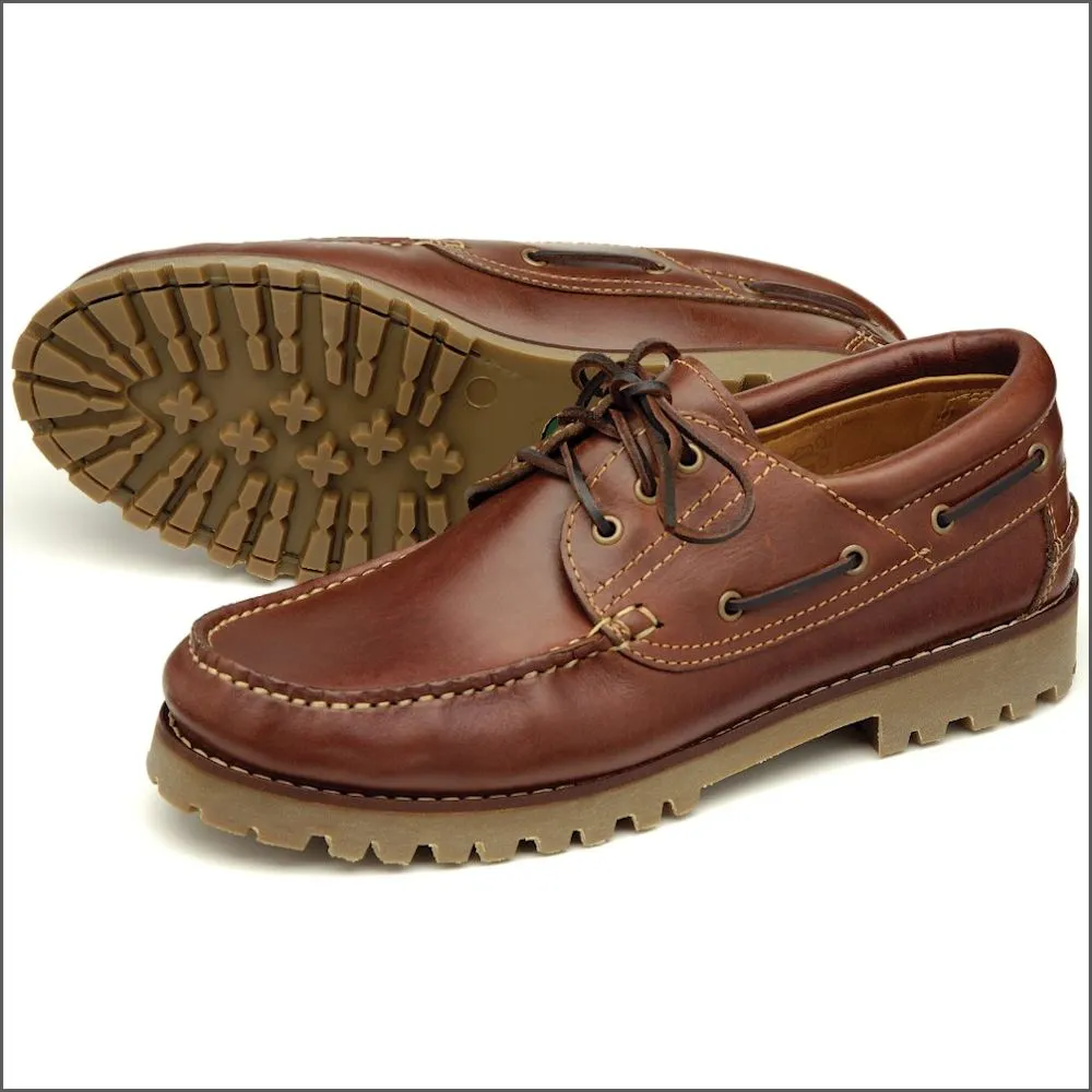 Loake 522 Brown Heavy Deck Shoe--