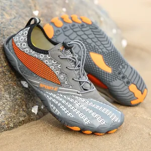 Men Aqua Shoes Quick Dry Beach Shoes Water Footwear Swimming Hiking Sport