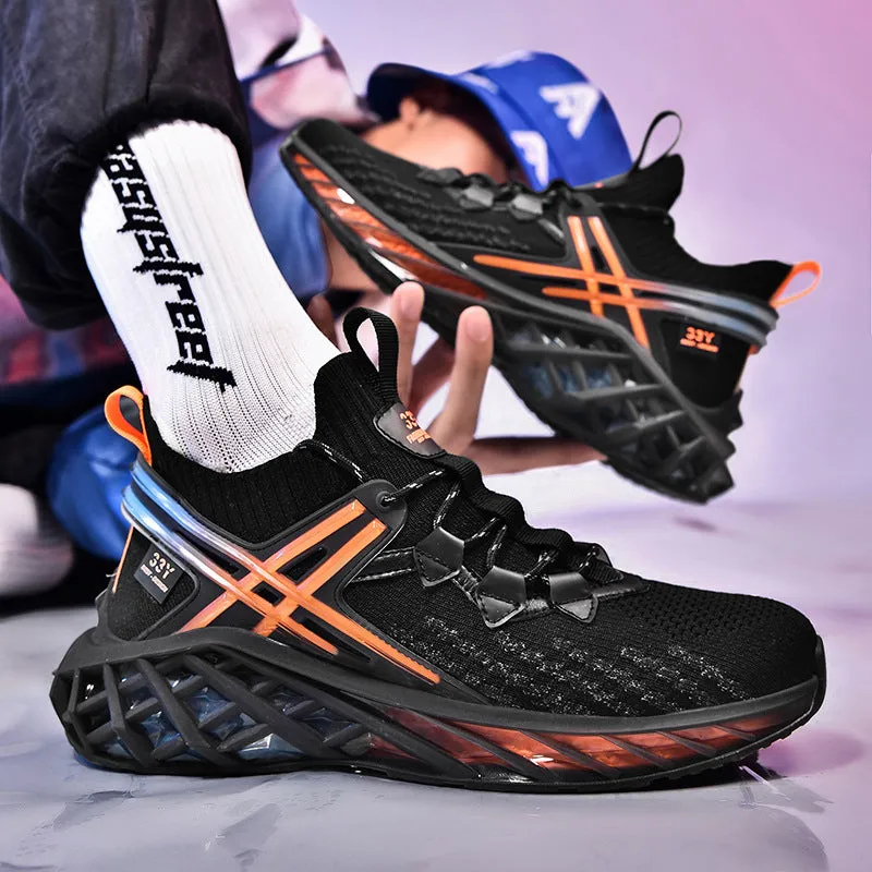 Men Fashion Running Shoes Breathable Leisure - GlamzLife