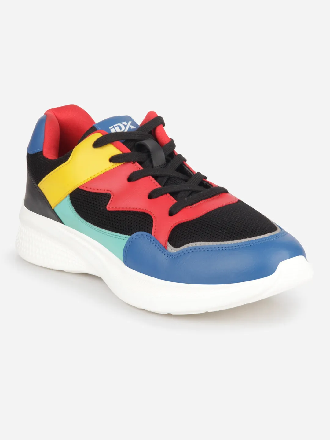 Men's Colourblocked Lace Up Sneakers (IX7136)