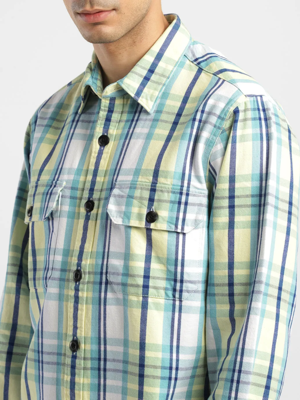 Men's Plaid Relaxed Fit Shirt