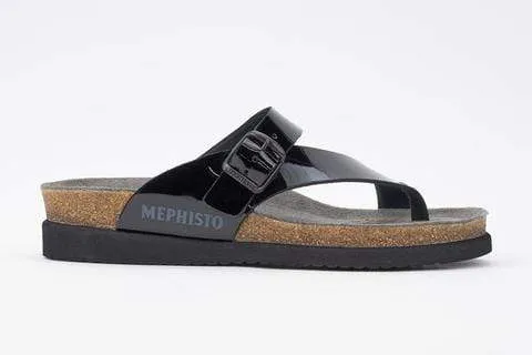 Mephisto Women's Helen Sandals- Black Patent