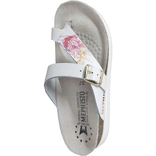 Mephisto Women's Helen Sandals- White Birma Blanc Koi