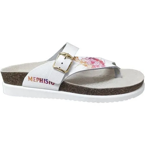 Mephisto Women's Helen Sandals- White Birma Blanc Koi