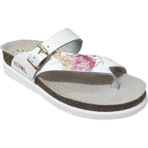 Mephisto Women's Helen Sandals- White Birma Blanc Koi