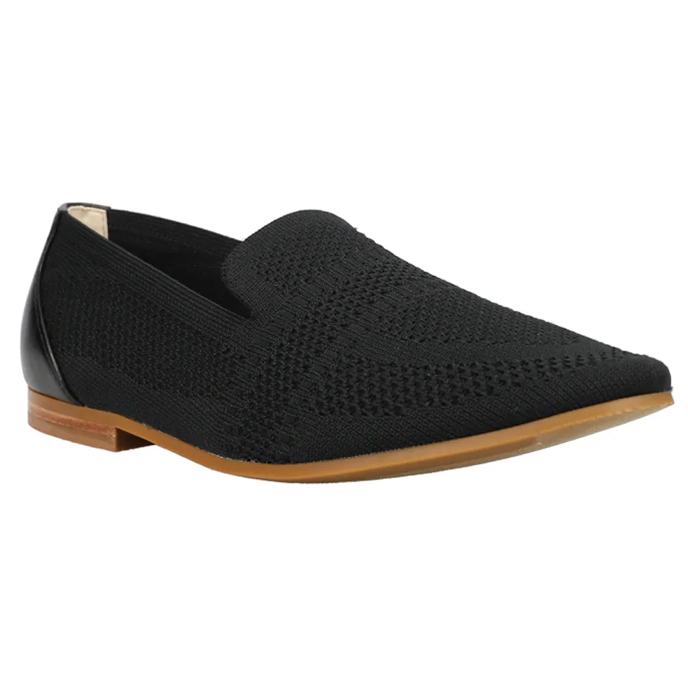 Modern Classic Knit Slip On Flats