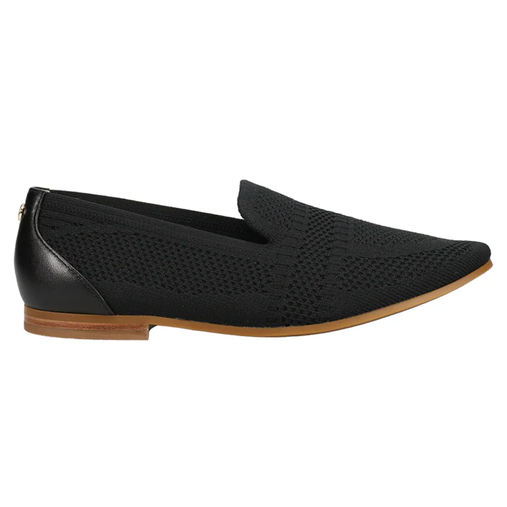 Modern Classic Knit Slip On Flats