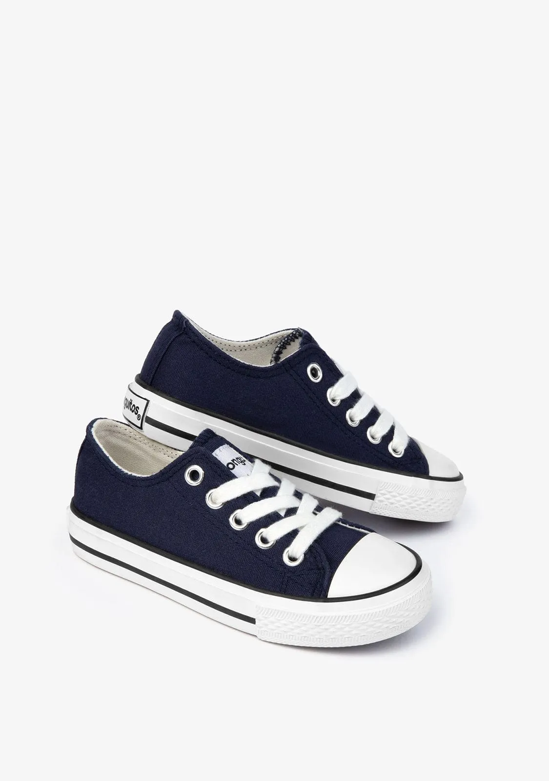 Navy Classic Canvas Sneakers