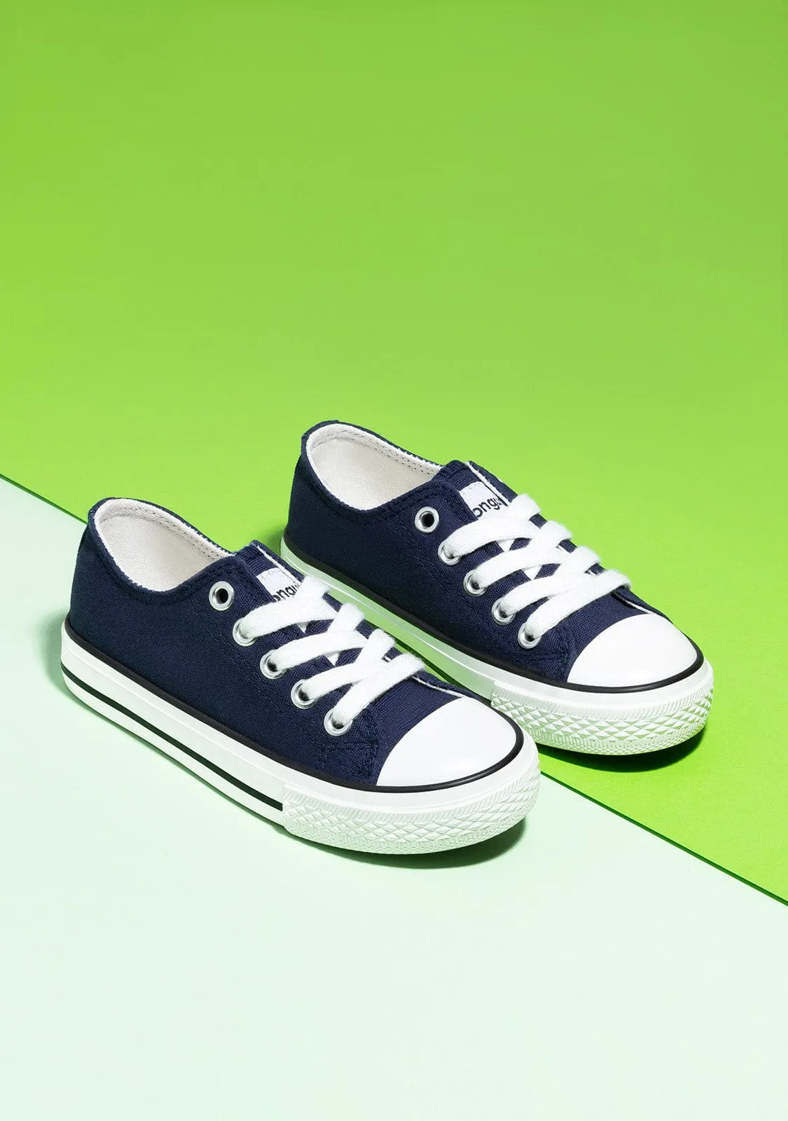 Navy Classic Canvas Sneakers