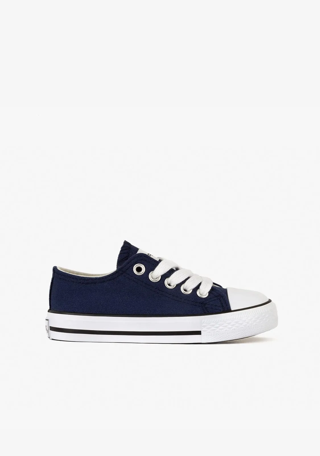 Navy Classic Canvas Sneakers